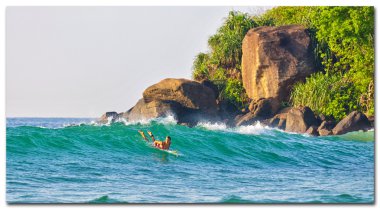 Sri Lanka'da sörf