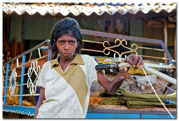 Inhabitant of  Sri Lanka — Stock Photo, Image