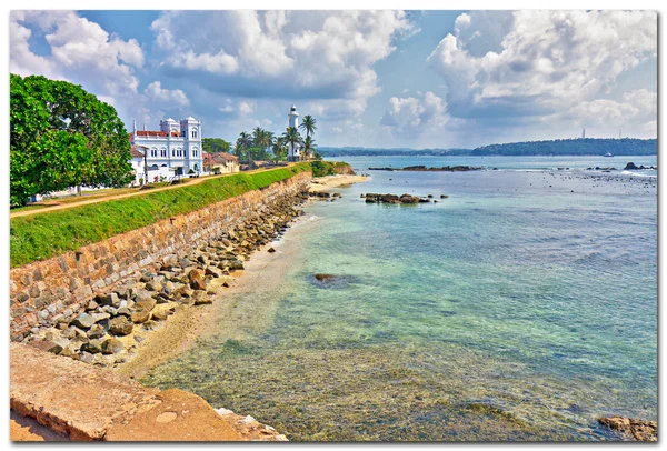 Vuurtoren, stad galle, sri lanka — Stockfoto