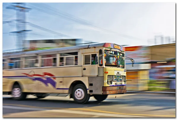 Sri Lanka, Negombo public bus — Stock Photo, Image