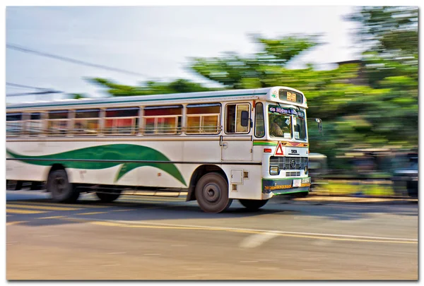 Srí lanka, negombo veřejné autobusové — Stock fotografie