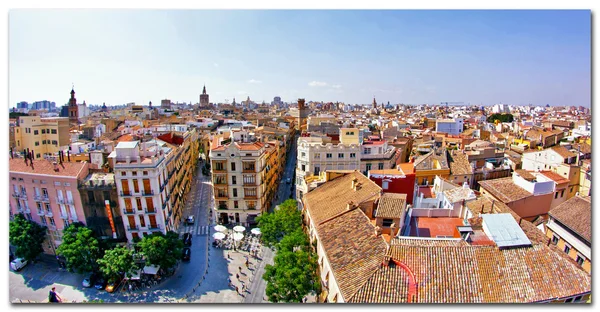 Valencia, İspanya. şehir manzarası. — Stok fotoğraf