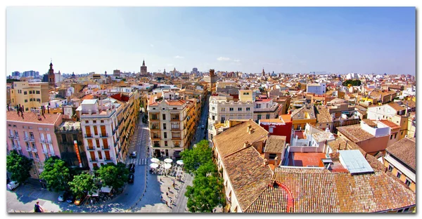 Valencia, España. Skyline de la ciudad . — Foto de Stock