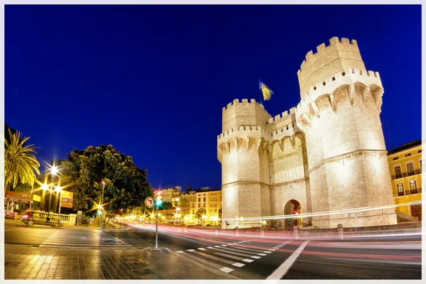 Torres de Serranos, Valencia — Stok fotoğraf