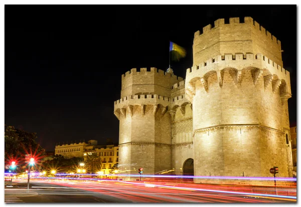 Torres de Serranos, Valência — Fotografia de Stock