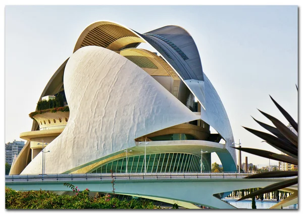 Muzeul, "ciudad de las artes y las ciencias". Valencia, Spania — Fotografie, imagine de stoc