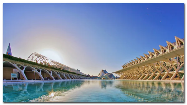 Muzeum, "ciudad de las artes y las ciencias".valencia, Hiszpania — Zdjęcie stockowe