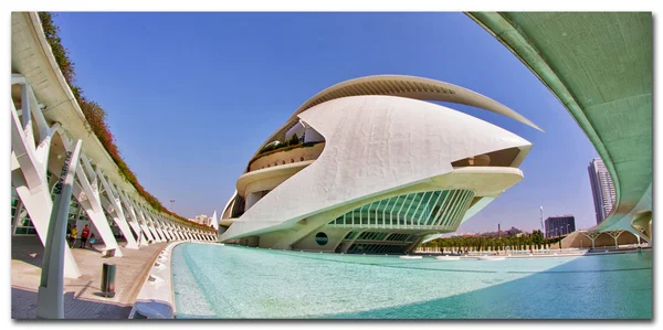 Музей, "ciudad de las artes y las ciencias". Валенсия, Испания — стоковое фото