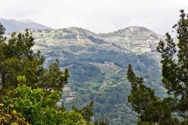 dağ manzarası (Avrupa, Kıbrıs)