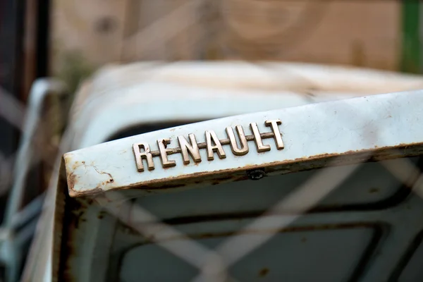 Renault firmar — Foto de Stock