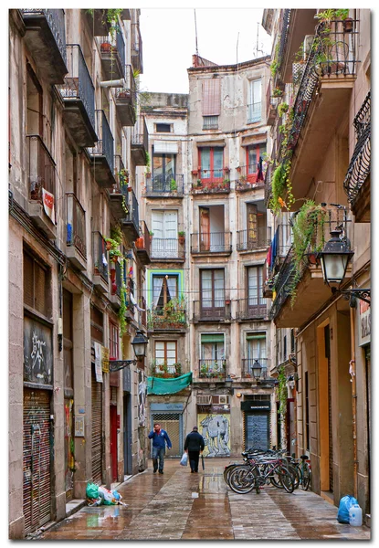 巴塞罗那的街 — 图库照片