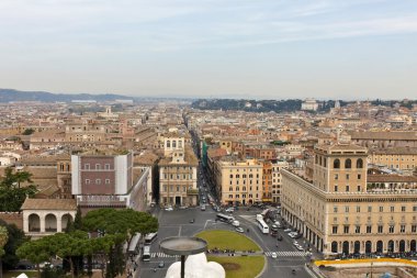Roma 'nın panoramik manzarası