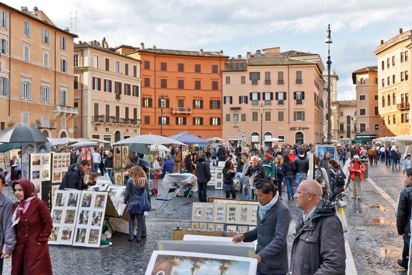 Náměstí Navona — Stock fotografie