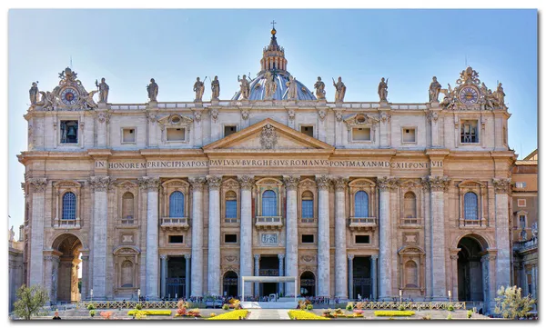 Basilika di San Pietro, Vatikan, Roma, Italia — Stok Foto