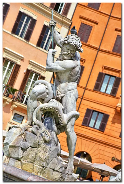 Włochy, Rzym - piazza navona — Zdjęcie stockowe