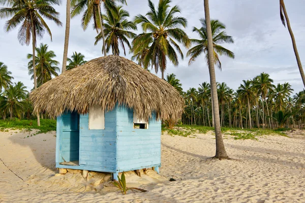 Houten hut — Stockfoto