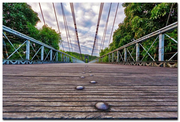 Straße auf Brücke — Stockfoto