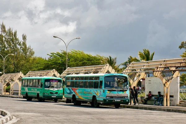 BUSS STATTNING — Stockfoto