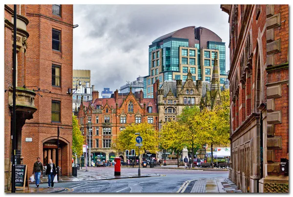 Klasik bina, manchester, İngiltere — Stok fotoğraf