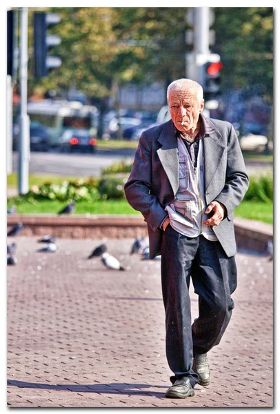 Grubby man — Stock Photo, Image