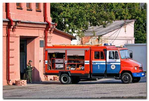 Brandweerwagen — Stockfoto