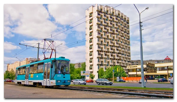 Straßenbahn. Weißrussland — Stockfoto