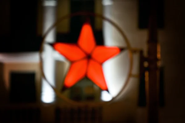 Estrela vermelha, Bielorrússia, Minsk — Fotografia de Stock