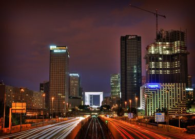 Paris, France - La Grande Arche de la defense clipart