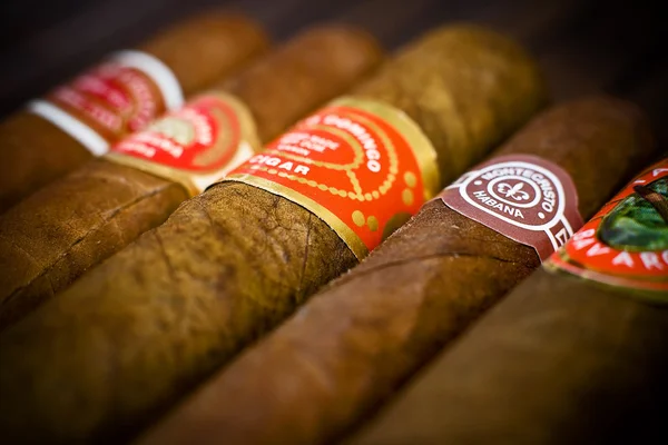 Havana cigars texture — Stock Photo, Image