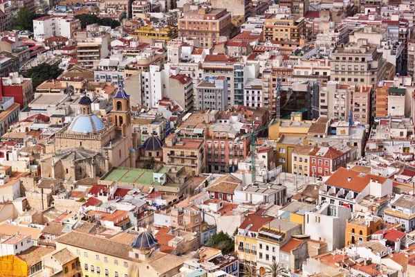 Vista de la azotea de la arquitectura en Alicante — Foto de Stock