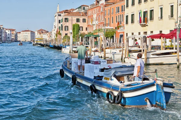 Work boat — Stok fotoğraf