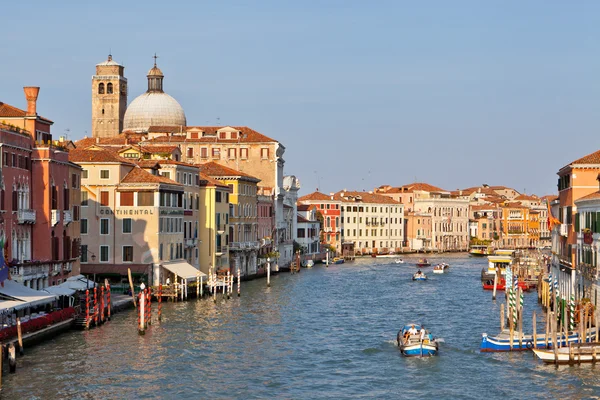 Vista panorâmica do Grande Canal, Veneza, Itália — Fotografia de Stock