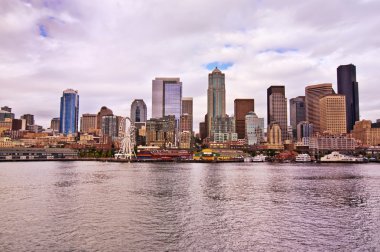 Feribot seattle şehir manzarası