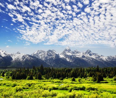 grand tetons görünümü