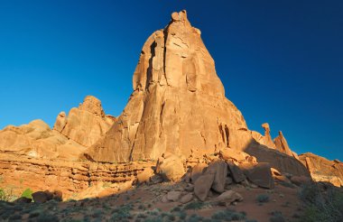 güzel bir park Caddesi manzarası