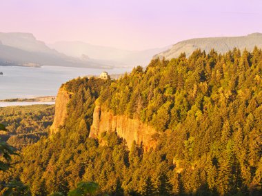 columbia river george ile uzak manzara noktası