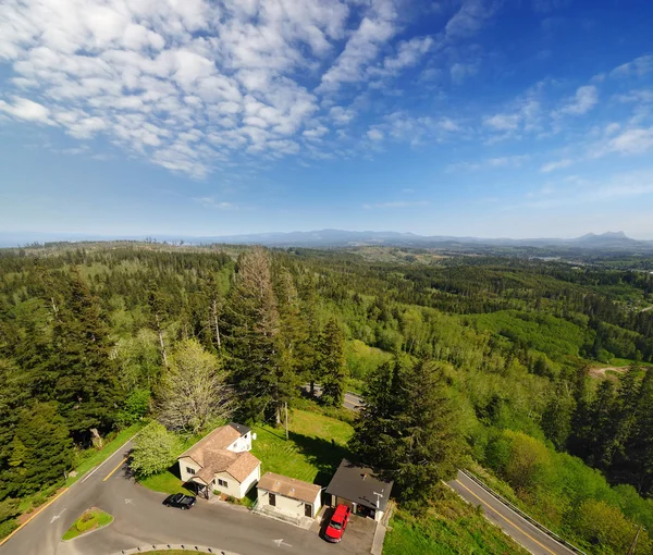 Una hermosa vista desde la columna de Astoria — Foto de Stock