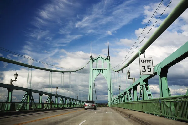 Una vista del puente histórico de St Johns —  Fotos de Stock