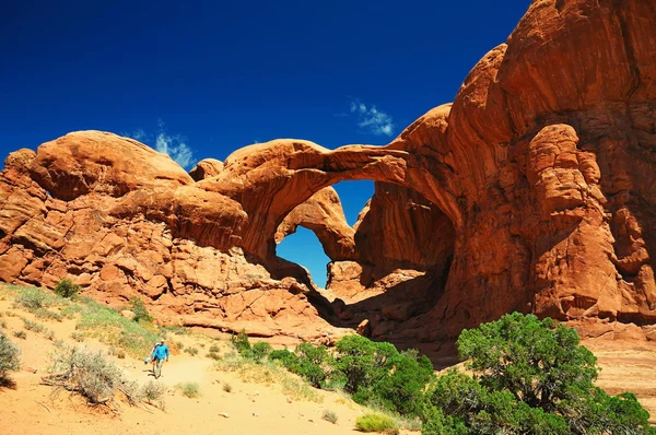 The Double Arch in Arches — Stock Photo, Image