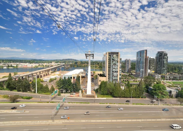 La vista ariale di Portland City — Foto Stock