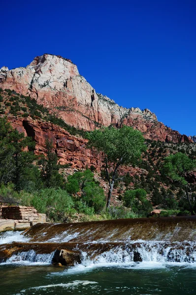 El cruce del Cañón en Zion —  Fotos de Stock