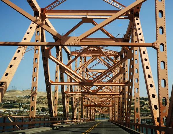 Blick auf die Dalles-Brücke — Stockfoto