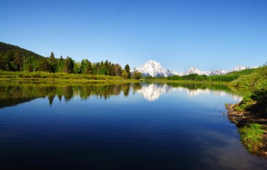 oxbow'ın panoramik manzarasını viraj