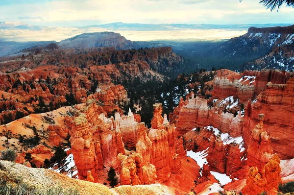 Hoodoos του bryce canyon είδαν από την Ανατολή του ηλίου σημείο, Γιούτα, ΗΠΑ — Φωτογραφία Αρχείου