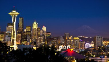 seattle manzarasına kerry Parkı