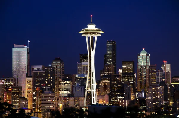 Vacker seattle utsikt från kerry park — Stockfoto