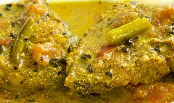 Curry de poisson indien — Photo
