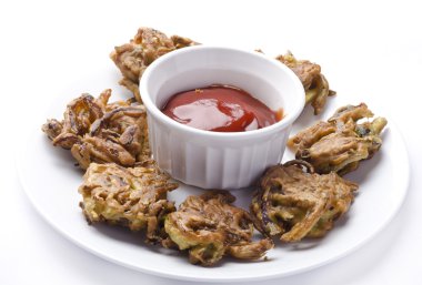 lezzetli soğan pakoda