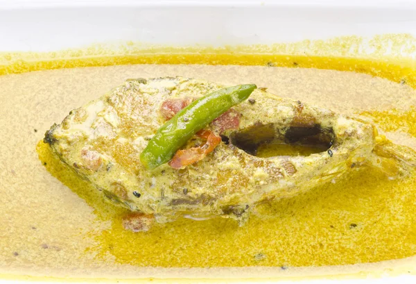 Yummy Hilsha Curry with mastered , — Zdjęcie stockowe