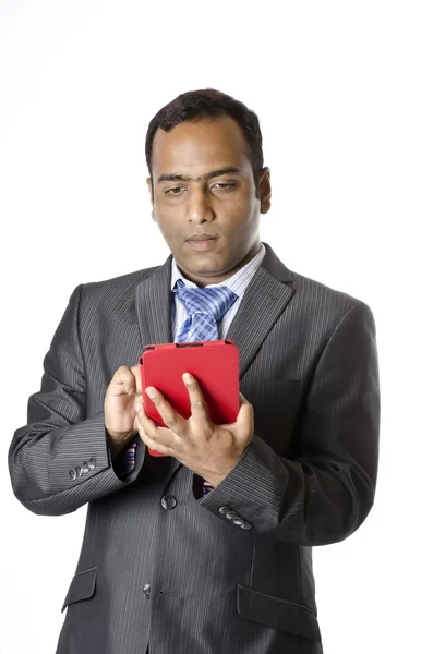 A Businessman Busy In Office Work — Stock Photo, Image